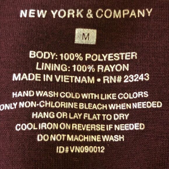 Brown NY & Co Sheer Layered Tank Top Small - Picture 6 of 6